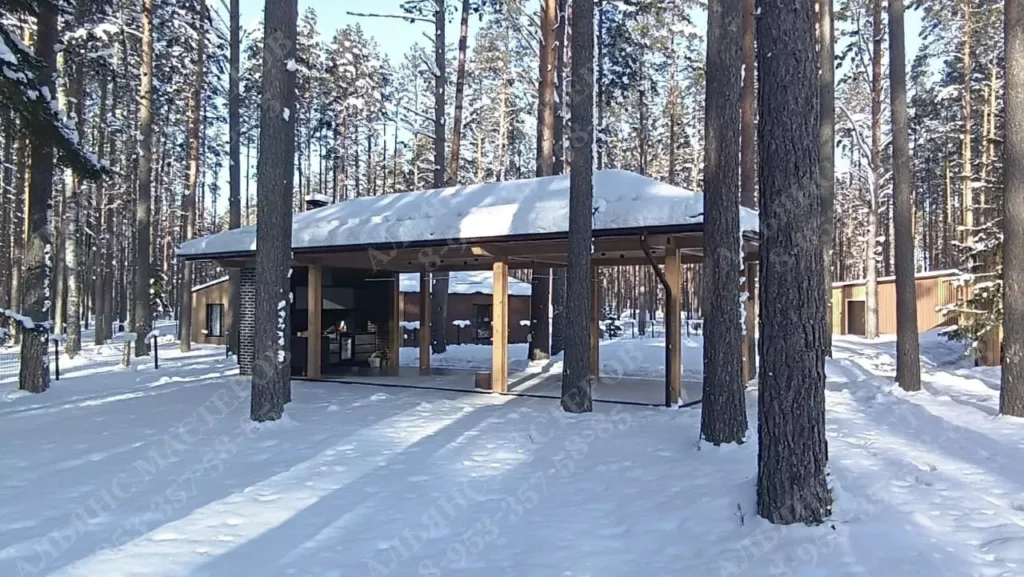 Беседка с барбекю №25